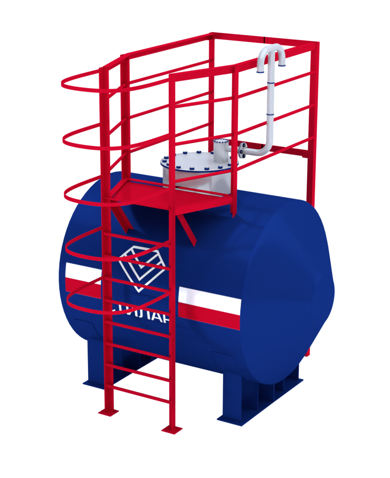 Горизонтальный резервуар РГСН для АЗС 5 м³ от завода-производителя